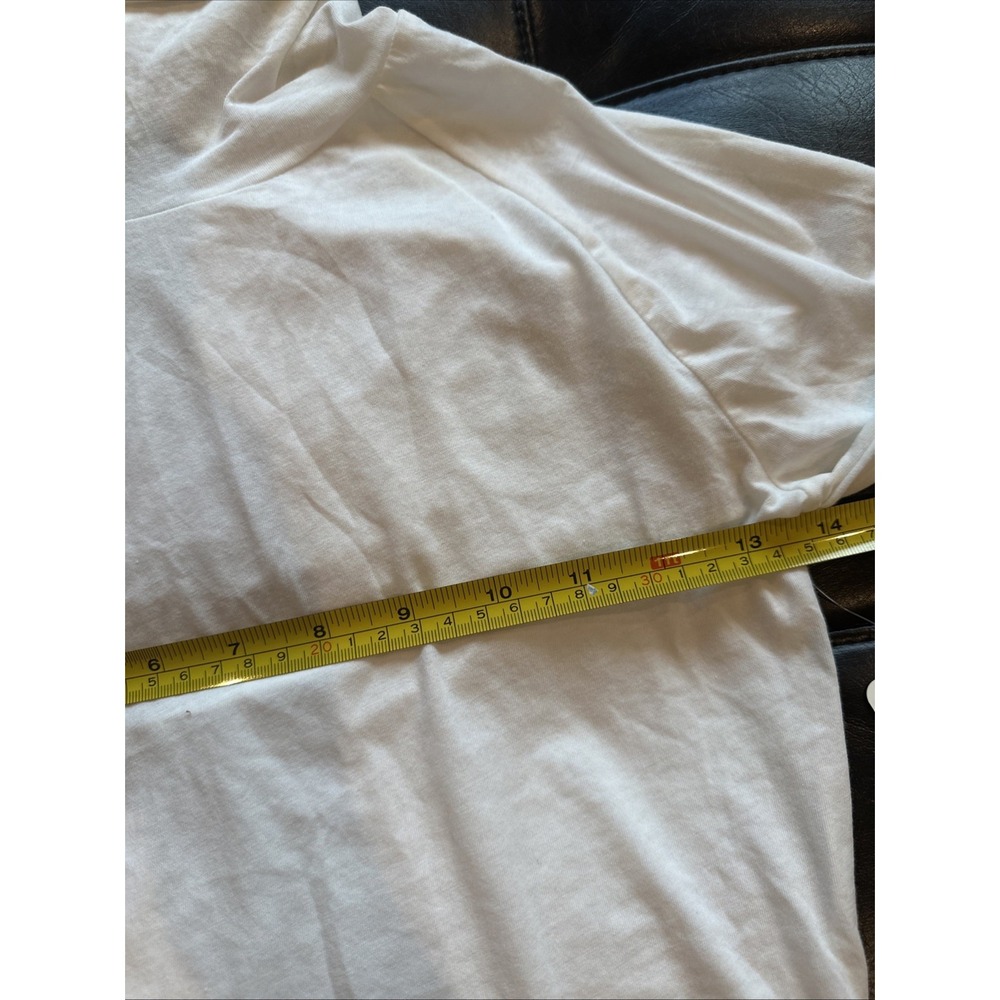 Free People Women Sze Small Modern Turtleneck Shirt Optic White 3/4 Basic Layer - Picture 7 of 13